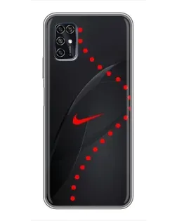 Чохол для ZTE Blade V2020 Smart з картинкою «Абстрактний дизайн Nike» Чохол для ZTE Blade V2020 Smart з картинкою «Абстрактний дизайн Nike»