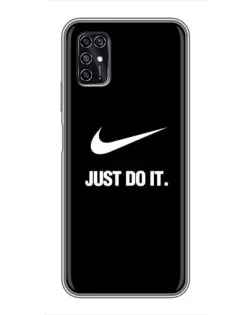 Чохол для ZTE Blade V2020 Smart з картинкою «Класичний принт Nike» Чохол для ZTE Blade V2020 Smart з картинкою «Класичний принт Nike»