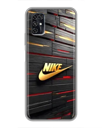 Чохол для ZTE Blade V2020 Smart з картинкою «Золотий Nike на металі»