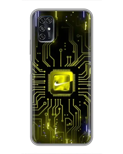 Чохол для ZTE Blade V2020 Smart з картинкою «Nike — золота іскра»