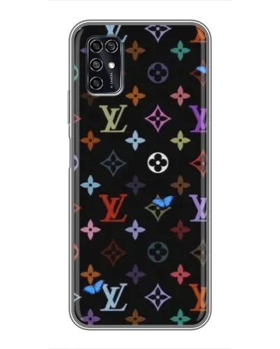 Чохол для ZTE Blade V2020 Smart з картинкою «Кольорова монограма LV» Чохол для ZTE Blade V2020 Smart з картинкою «Кольорова монограма LV»