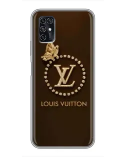Чохол для ZTE Blade V2020 Smart з картинкою «LV — золота печатка»