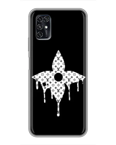 Чохол для ZTE Blade V2020 Smart з картинкою «Квіткова монограма» Чохол для ZTE Blade V2020 Smart з картинкою «Квіткова монограма»