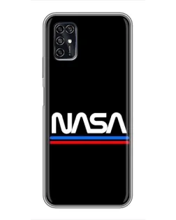 Чохол для ZTE Blade V2020 Smart з картинкою «NASA — класика Red Blue» Чохол для ZTE Blade V2020 Smart з картинкою «NASA — класика Red Blue»