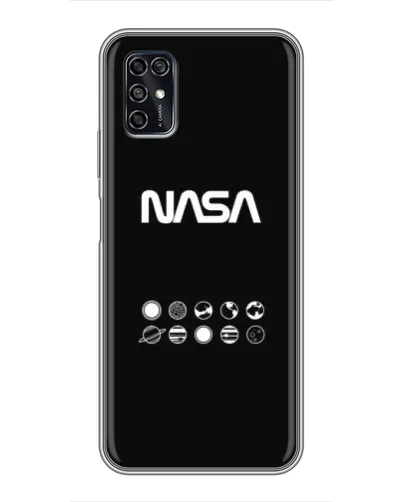 Чохол для ZTE Blade V2020 Smart з картинкою «NASA — технічний принт»