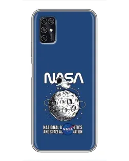 Чохол для ZTE Blade V2020 Smart з картинкою «NASA — місячна місія» Чохол для ZTE Blade V2020 Smart з картинкою «NASA — місячна місія»