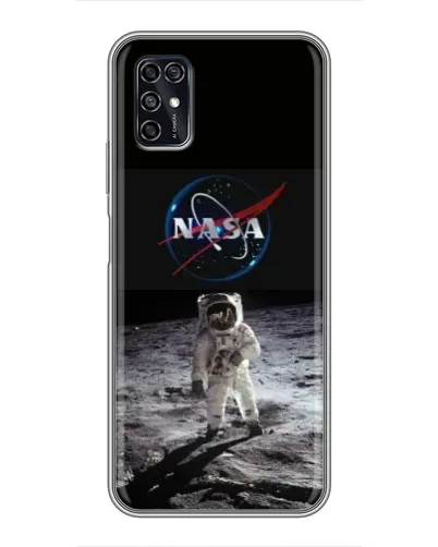 Чохол для ZTE Blade V2020 Smart з картинкою «Астронавт на Місяці»