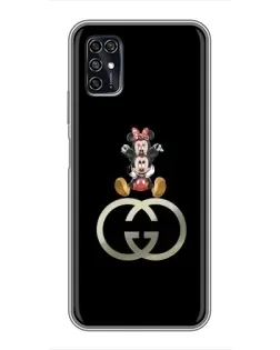 Чохол для ZTE Blade V2020 Smart з картинкою «Мінні Маус на лого»