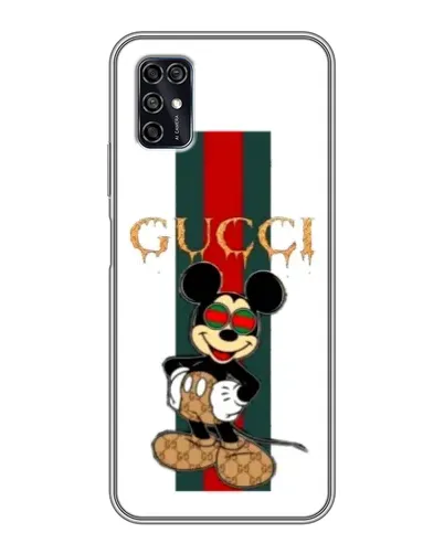 Чохол для ZTE Blade V2020 Smart з картинкою «Міккі Маус Gucci — смуги» Чохол для ZTE Blade V2020 Smart з картинкою «Міккі Маус Gucci — смуги»