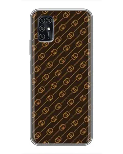 Чохол для ZTE Blade V2020 Smart з картинкою «Gucci — золоті діагоналі»