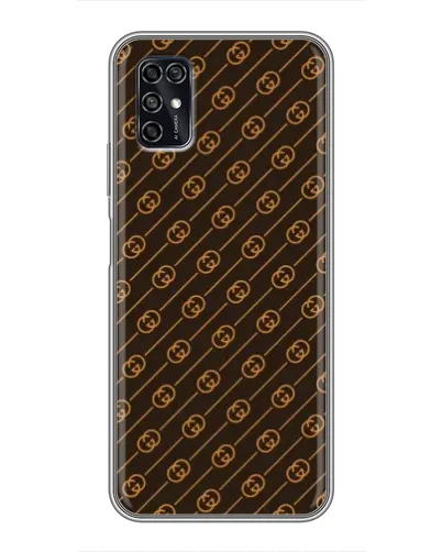 Чохол для ZTE Blade V2020 Smart з картинкою «Gucci — золоті діагоналі» Чохол для ZTE Blade V2020 Smart з картинкою «Gucci — золоті діагоналі»