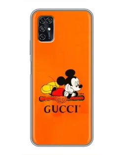 Чохол для ZTE Blade V2020 Smart з картинкою «Міккі Маус Gucci — помаранч»