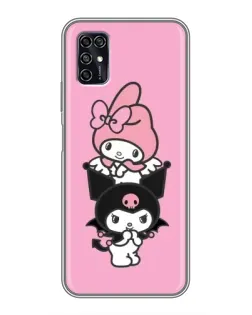 Чехол для ZTE Blade V2020 Smart с картинкой «My Melody и Kuromi» Чехол для ZTE Blade V2020 Smart с картинкой «My Melody и Kuromi»