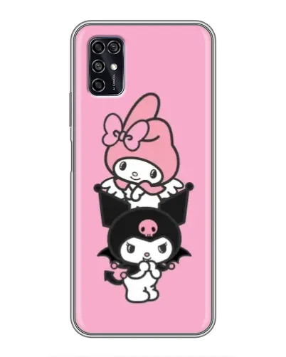 Чехол для ZTE Blade V2020 Smart с картинкой «My Melody и Kuromi» Чехол для ZTE Blade V2020 Smart с картинкой «My Melody и Kuromi»