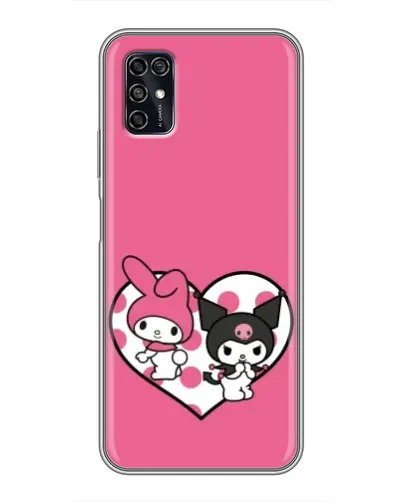 Чехол для ZTE Blade V2020 Smart с картинкой «Kuromi и My Melody» Чехол для ZTE Blade V2020 Smart с картинкой «Kuromi и My Melody»