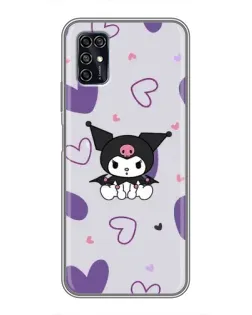 Чехол для ZTE Blade V2020 Smart с картинкой «Kuromi и лавандовые сердца» Чехол для ZTE Blade V2020 Smart с картинкой «Kuromi и лавандовые сердца»