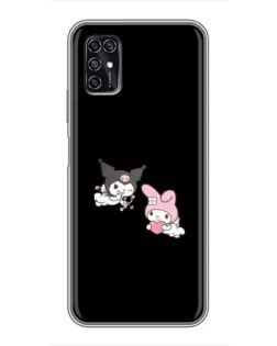 Чехол для ZTE Blade V2020 Smart с картинкой «My Melody и Kuromi» Чехол для ZTE Blade V2020 Smart с картинкой «My Melody и Kuromi»