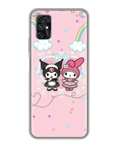 Чехол для ZTE Blade V2020 Smart с картинкой «My Melody и Kuromi» Чехол для ZTE Blade V2020 Smart с картинкой «My Melody и Kuromi»