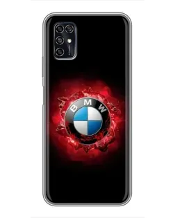 Чехол для ZTE Blade V2020 Smart с картинкой «Логотип BMW — вспышка»