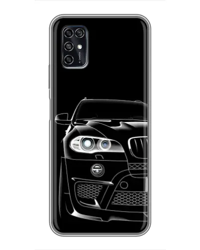 Чехол для ZTE Blade V2020 Smart с картинкой «Темный силуэт BMW» Чехол для ZTE Blade V2020 Smart с картинкой «Темный силуэт BMW»
