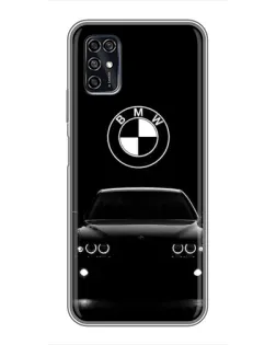 Чехол для ZTE Blade V2020 Smart с картинкой «BMW — взгляд из темноты»