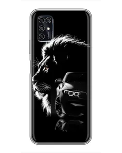 Чехол для ZTE Blade V2020 Smart с картинкой «BMW и лев»