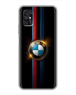 Чехол для ZTE Blade V2020 Smart с картинкой «BMW M-Power неон»
