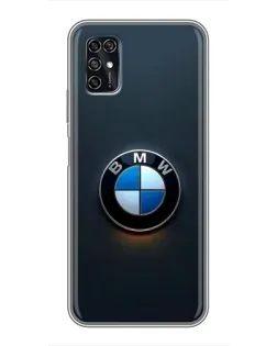 Чехол для ZTE Blade V2020 Smart с картинкой «Логотип BMW — минимализм»