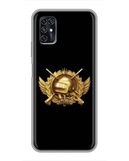 Чехол для ZTE Blade V2020 Smart с картинкой «PUBG — оранжевый градиент» Чехол для ZTE Blade V2020 Smart с картинкой «PUBG — оранжевый градиент»