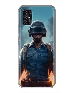 Чехол для ZTE Blade V2020 Smart с картинкой «PUBG — реалистичный герой»