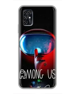 Чехол для ZTE Blade V2020 Smart с картинкой «Красный импостер — макро» Чехол для ZTE Blade V2020 Smart с картинкой «Красный импостер — макро»