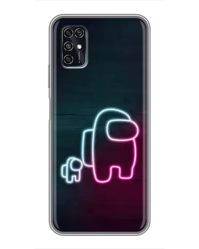 Чехол для ZTE Blade V2020 Smart с картинкой «Among Us неон-арт» Чехол для ZTE Blade V2020 Smart с картинкой «Among Us неон-арт»