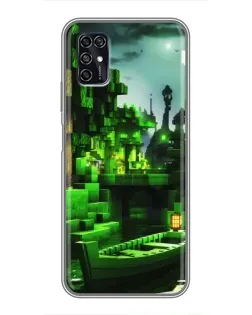 Чехол для ZTE Blade V2020 Smart с картинкой «Minecraft лесной пейзаж» Чехол для ZTE Blade V2020 Smart с картинкой «Minecraft лесной пейзаж»