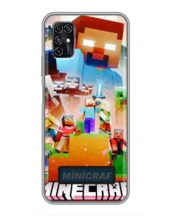 Чехол для ZTE Blade V2020 Smart с картинкой «Minecraft герои игры» Чехол для ZTE Blade V2020 Smart с картинкой «Minecraft герои игры»