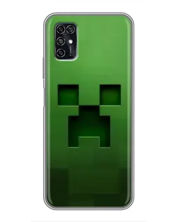 Чехол для ZTE Blade V2020 Smart с картинкой «Крипер микро-дизайн» Чехол для ZTE Blade V2020 Smart с картинкой «Крипер микро-дизайн»