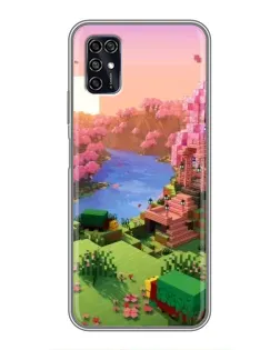Чехол для ZTE Blade V2020 Smart с картинкой «Розовое дерево Minecraft» Чехол для ZTE Blade V2020 Smart с картинкой «Розовое дерево Minecraft»