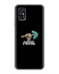 Чехол для ZTE Blade V2020 Smart с картинкой «Алмазная кирка» Чехол для ZTE Blade V2020 Smart с картинкой «Алмазная кирка»