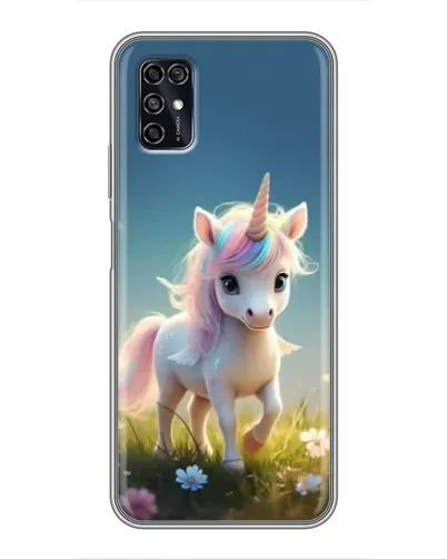 Чехол для ZTE Blade V2020 Smart с картинкой «Единорог на поляне» Чехол для ZTE Blade V2020 Smart с картинкой «Единорог на поляне»