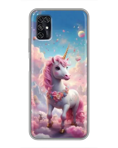 Чехол для ZTE Blade V2020 Smart с картинкой «Единорог среди облаков» Чехол для ZTE Blade V2020 Smart с картинкой «Единорог среди облаков»