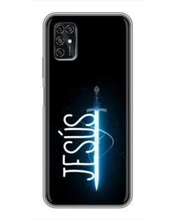 Чехол для ZTE Blade V2020 Smart с картинкой «Меч Духа Jesus»