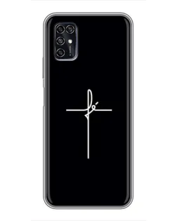 Чехол для ZTE Blade V2020 Smart с картинкой «Тонкий крест»