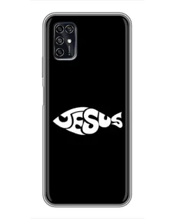 Чехол для ZTE Blade V2020 Smart с картинкой «Рыба Jesus»