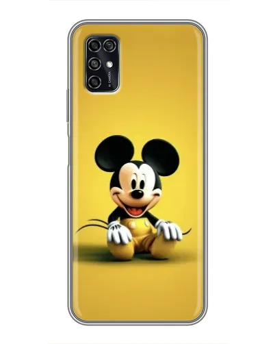 Чехол для ZTE Blade V2020 Smart с картинкой «Микки на желтом» Чехол для ZTE Blade V2020 Smart с картинкой «Микки на желтом»