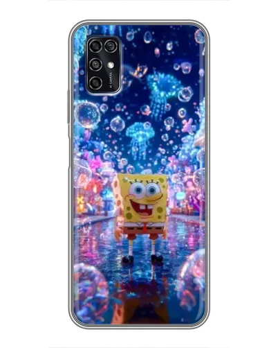 Чехол для ZTE Blade V2020 Smart с картинкой «Неоновый океан»