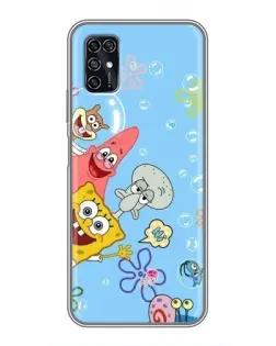 Чехол для ZTE Blade V2020 Smart с картинкой «Веселые пузырьки»