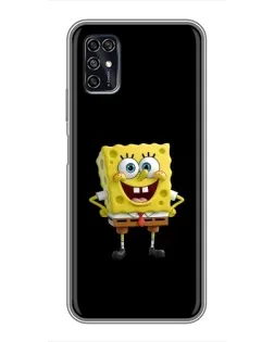 Чехол для ZTE Blade V2020 Smart с картинкой «Классический Губка Боб»