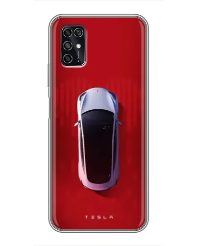 Чехол для ZTE Blade V2020 Smart с картинкой «Tesla Top View» Чехол для ZTE Blade V2020 Smart с картинкой «Tesla Top View»