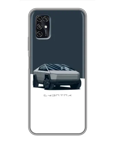 Чехол для ZTE Blade V2020 Smart с картинкой «Серебристый Cybertruck Tesla» Чехол для ZTE Blade V2020 Smart с картинкой «Серебристый Cybertruck Tesla»