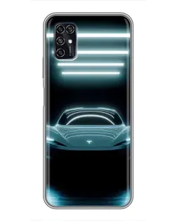 Чохол для ZTE Blade V2020 Smart з картинкою «Tesla в неоні» Чохол для ZTE Blade V2020 Smart з картинкою «Tesla в неоні»