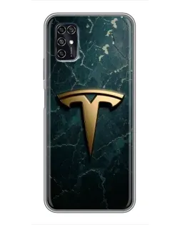 Чохол для ZTE Blade V2020 Smart з картинкою «Мармурова Tesla Gold» Чохол для ZTE Blade V2020 Smart з картинкою «Мармурова Tesla Gold»